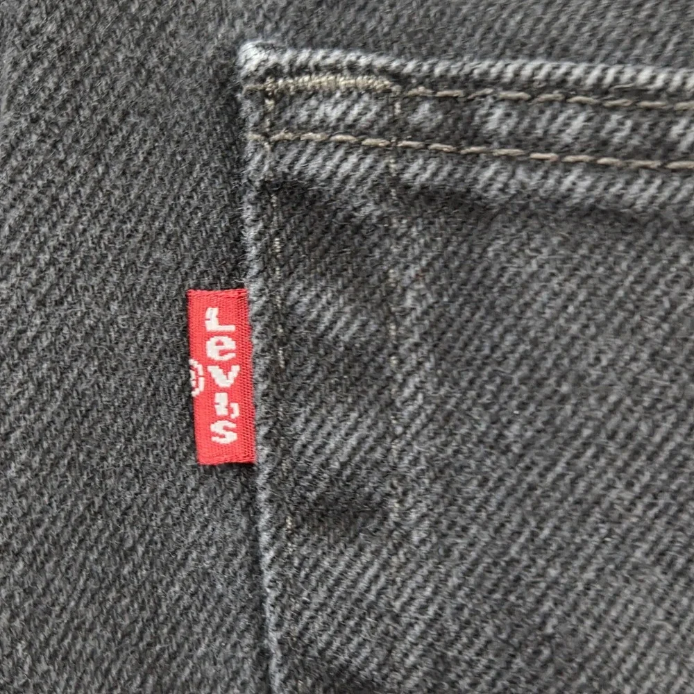 Levi's 505 Classic Regular Fit Straight Leg Jeans Mens W38 L29 Black Denim Pants